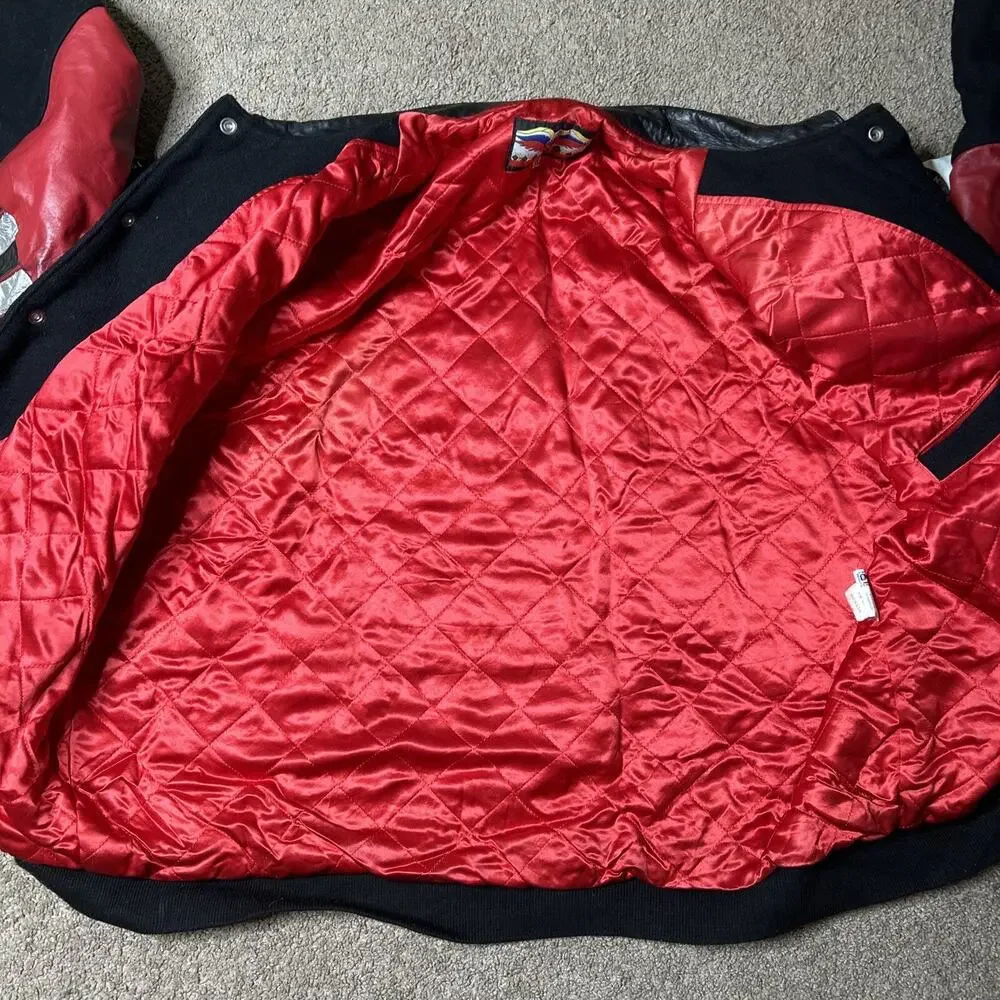3XLT Jeff Hamilton VINTAGE 72-10 Chicago Bulls Air Jordan 96 NBA champion Jacket - Picture 4 of 16